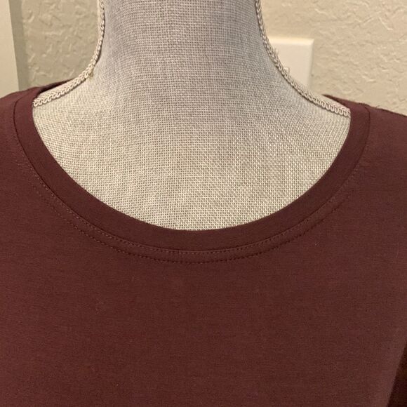 Script Brown Tee  - Picture 2 of 5
